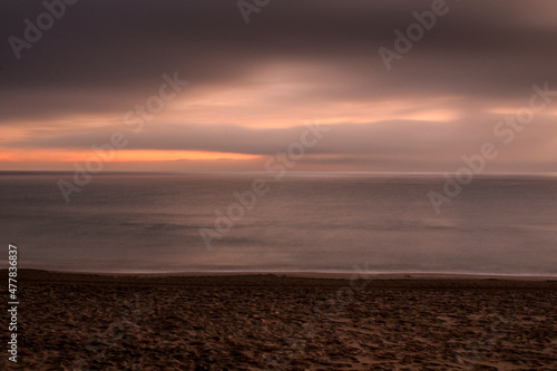 Sunrise on the beach in Arenales del Sol, Alicante