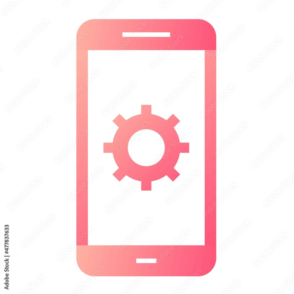 Vector App Development Glyph Gradient Icon Design Vector App Development Glyph Gradient Icon Design