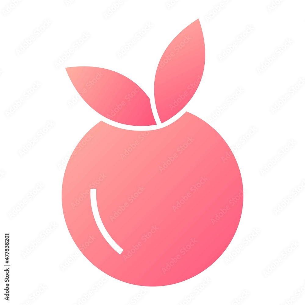 Fototapeta premium Vector Berries Glyph Gradient Icon Design