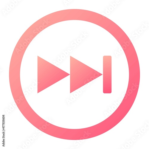 Vector Forward Glyph Gradient Icon Design Free Download Vector Forward Glyph Gradient Icon Design - GFXLoad