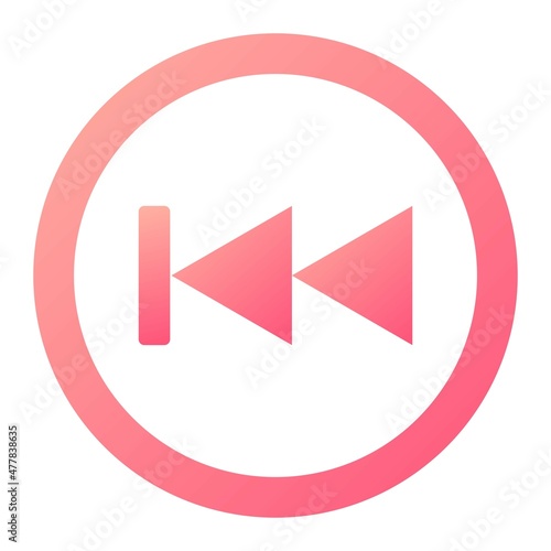 Vector Backward Glyph Gradient Icon Design Free Download Vector Backward Glyph Gradient Icon Design - GFXLoad