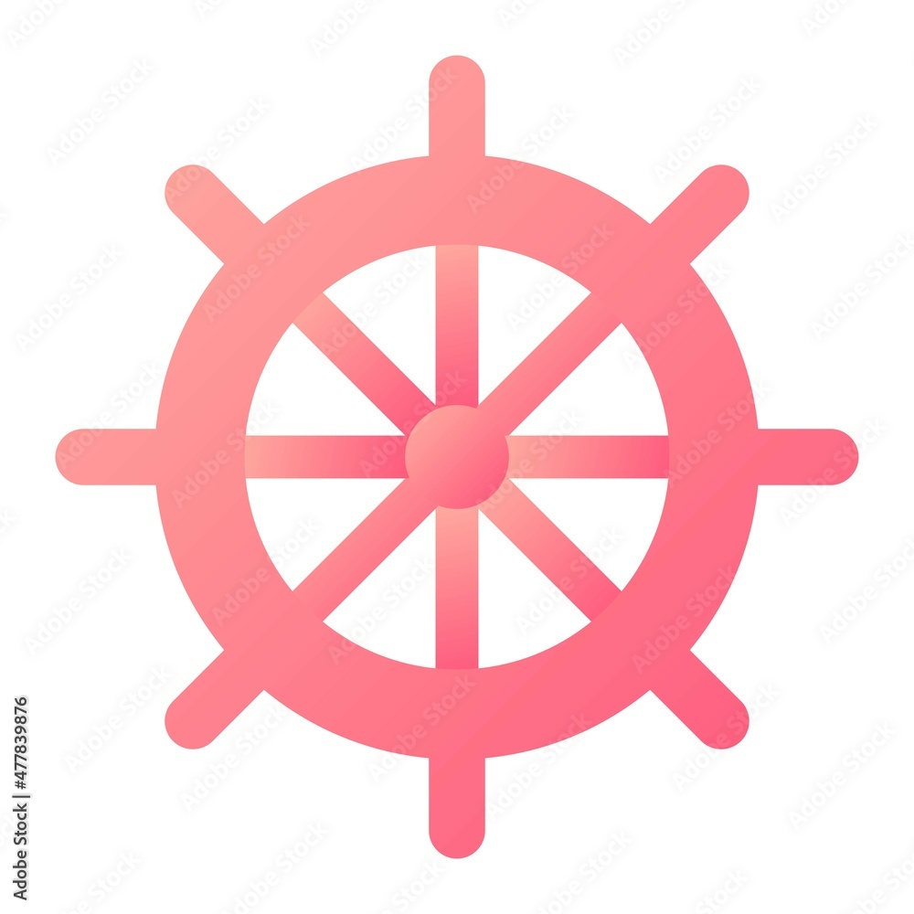 Vector Helm Glyph Gradient Icon Design Vector Helm Glyph Gradient Icon Design