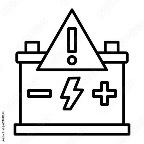 Propulsion Vector Outline Icon Isolated On White Background