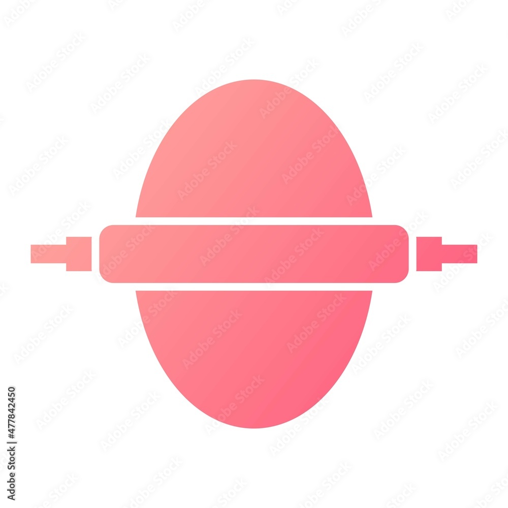 Vector Dough Glyph Gradient Icon Design Vector Dough Glyph Gradient Icon Design