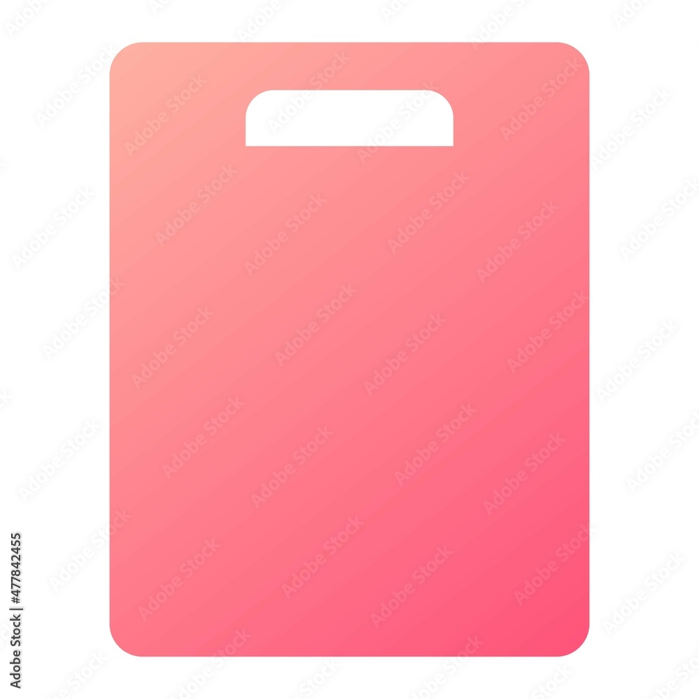 Vector Cutting Board Glyph Gradient Icon Design Vector Cutting Board Glyph Gradient Icon Design