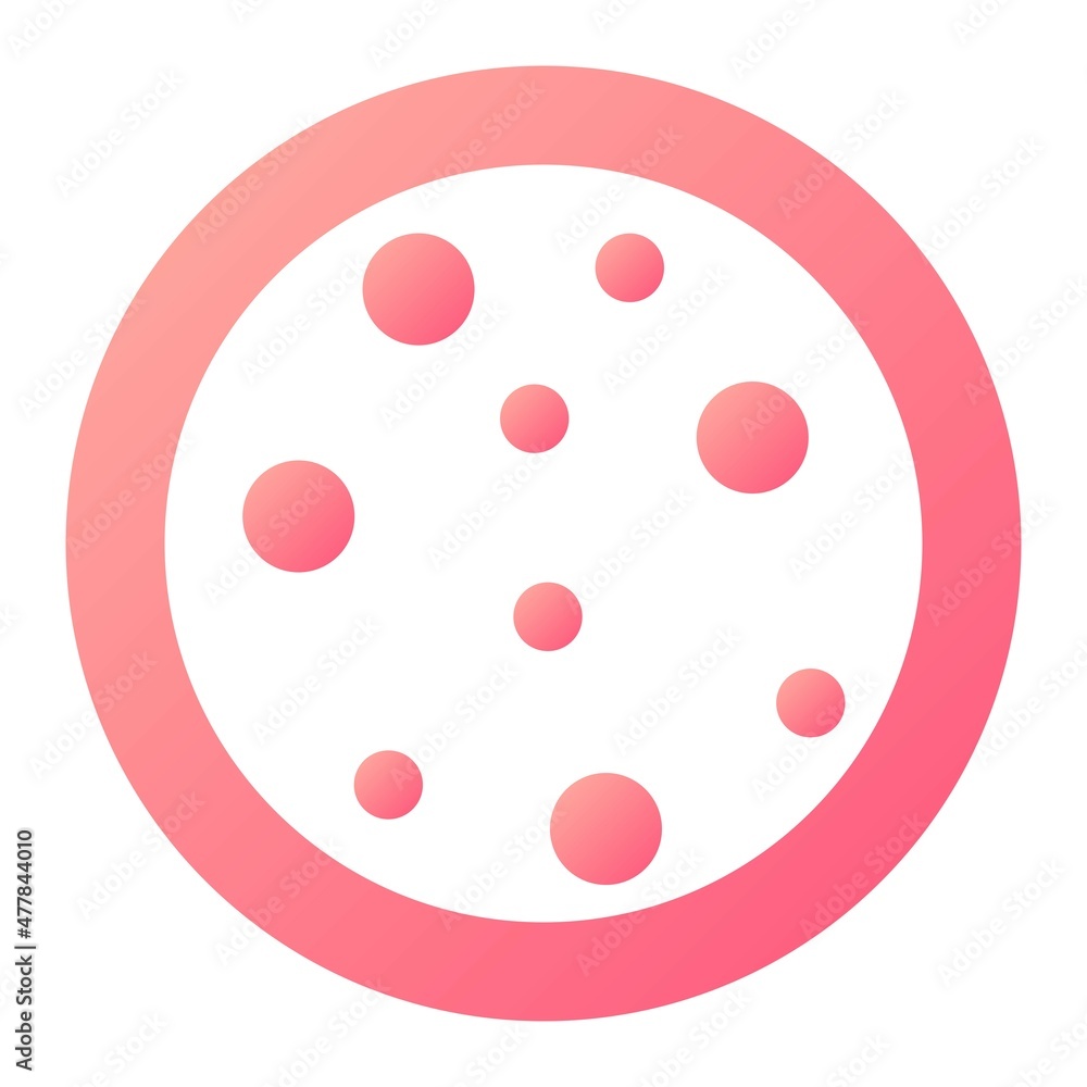 Vector Cream Biscuit Glyph Gradient Icon Design Vector Cream Biscuit Glyph Gradient Icon Design