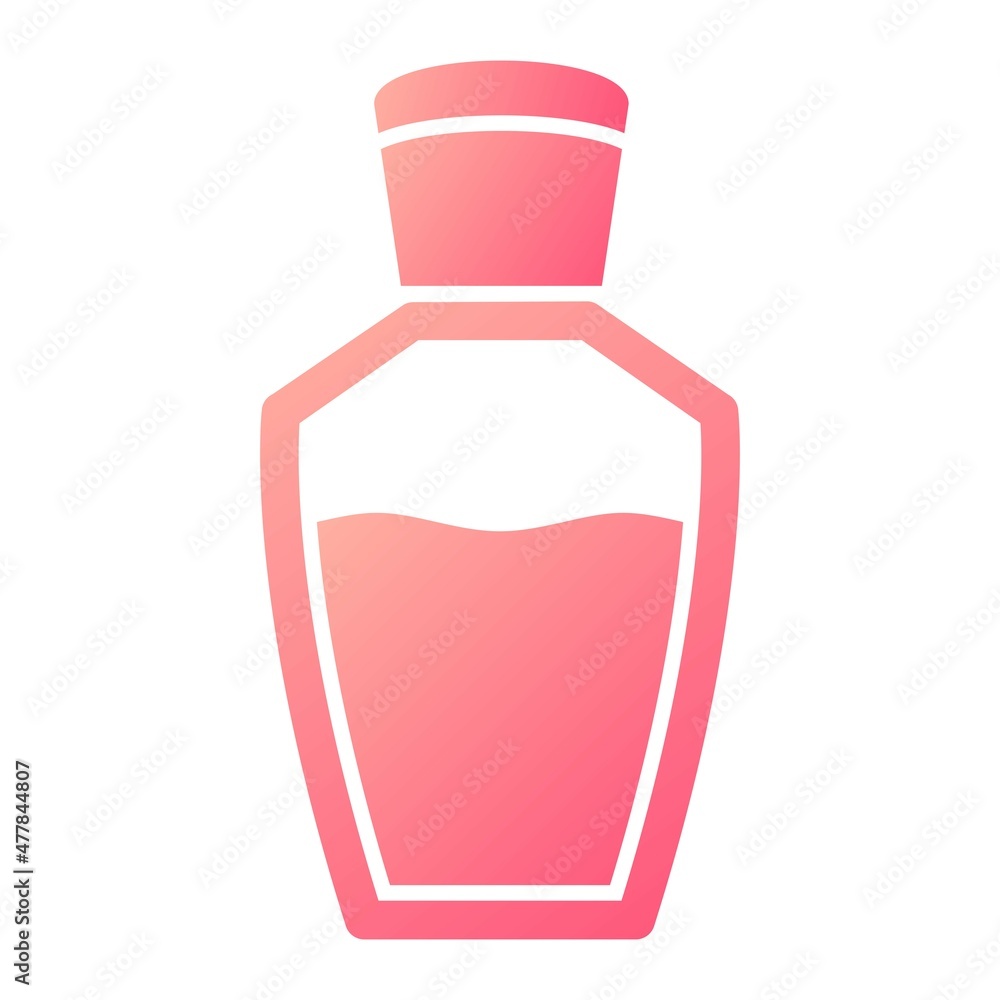 Vector Perfume Glyph Gradient Icon Design Vector Perfume Glyph Gradient Icon Design