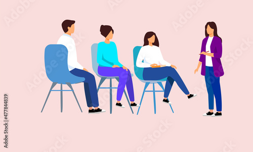 group of business people working together, business set,   
set of people 