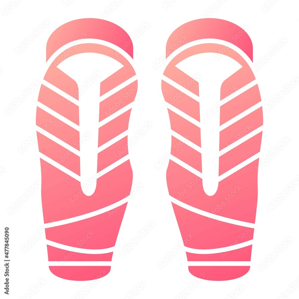 Vector Shin Guards Glyph Gradient Icon Design Vector Shin Guards Glyph Gradient Icon Design