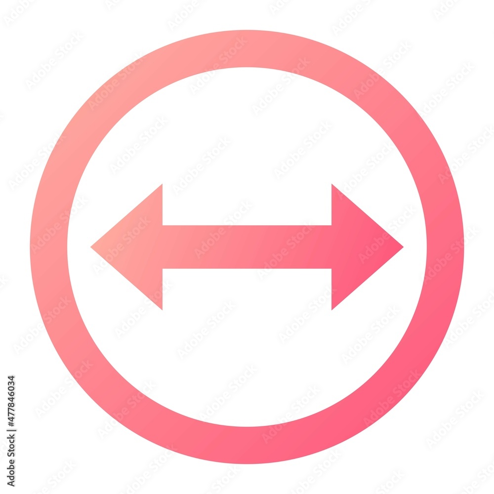 Vector Double Arrow Glyph Gradient Icon Design Vector Double Arrow Glyph Gradient Icon Design
