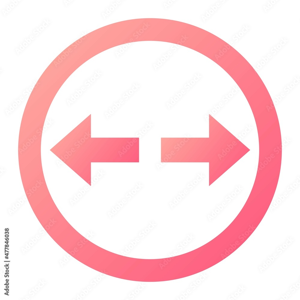 Vector Maximize Glyph Gradient Icon Design Vector Maximize Glyph Gradient Icon Design