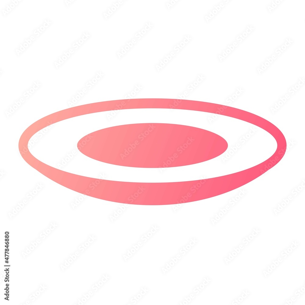 Vector Plastic Plate Glyph Gradient Icon Design Vector Plastic Plate Glyph Gradient Icon Design