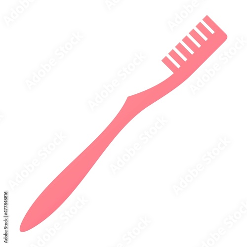 Vector Tooth Brush Glyph Gradient Icon Design