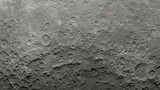 Moon surface rotation with a lot of crater