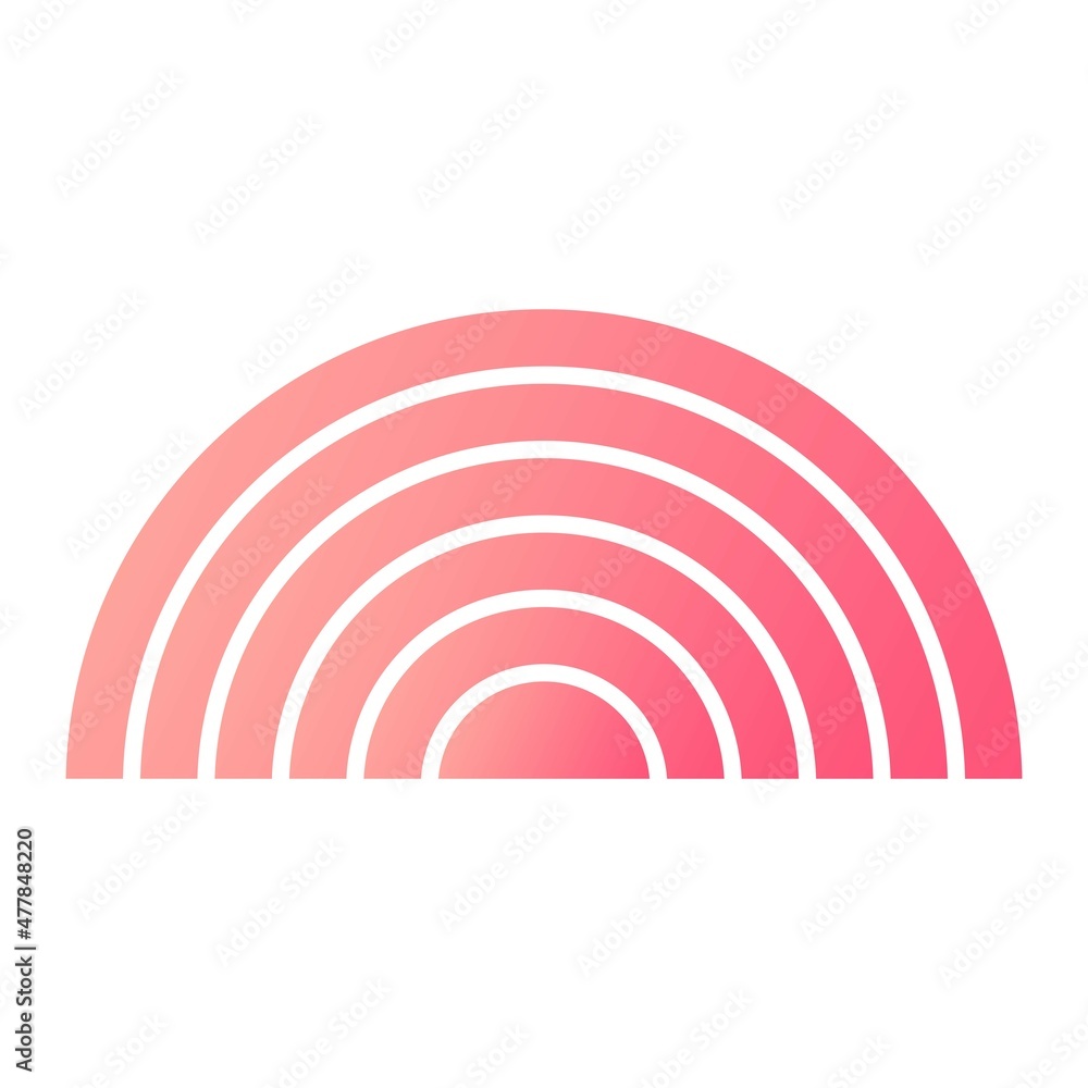 Vector Rainbow Glyph Gradient Icon Design Vector Rainbow Glyph Gradient Icon Design