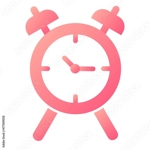 Free Download Vector Table Clock Glyph Gradient Icon Design - GFXLoad