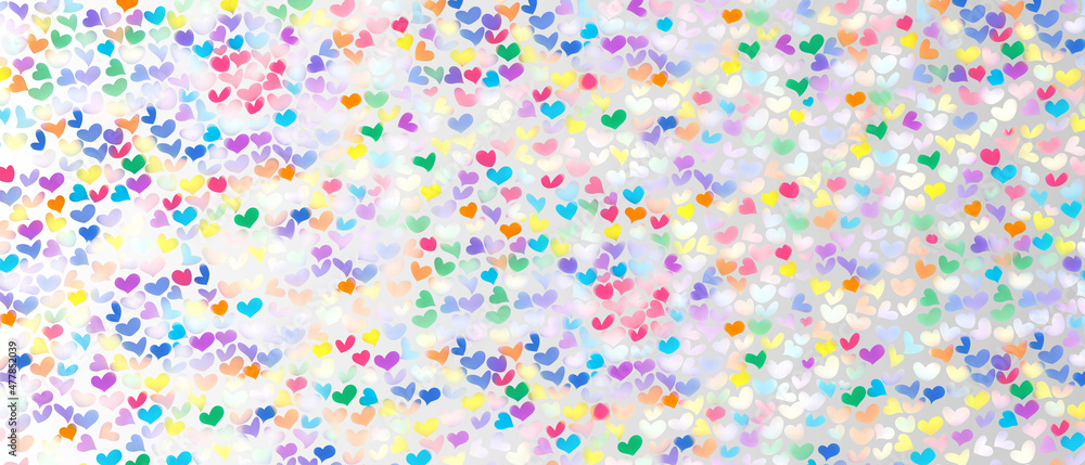 Valentine's Day colorful heart seamless pattern Valentine's Day colorful heart seamless pattern
