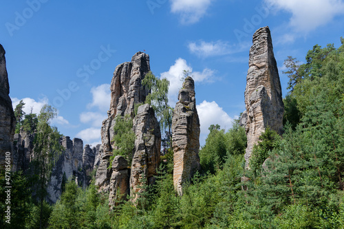 The rock formations Prachovské skály near Jičín (Czech Republic) © Silvan