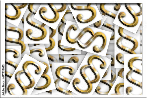 Viele goldene Paragraphen durcheinander