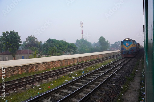 Bangladesh Railway at Winter Morning