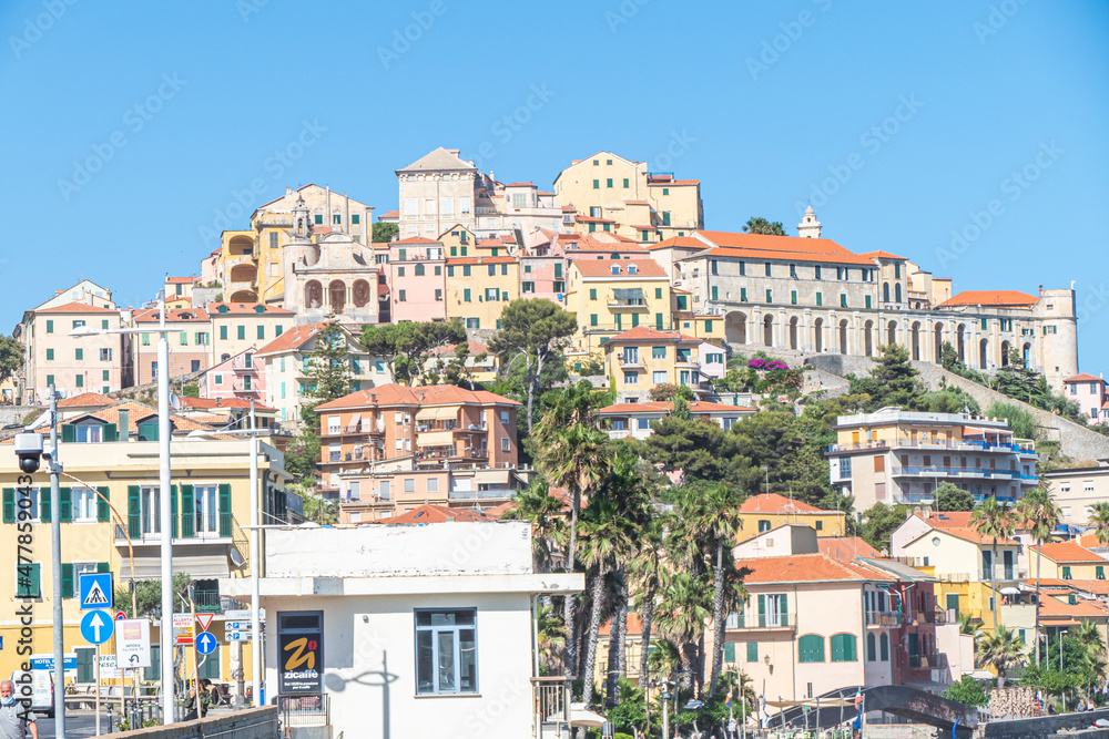 Landscape of the historic center of Imperia