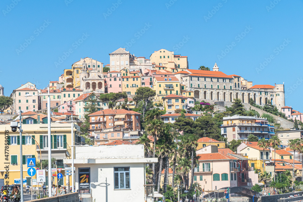 Landscape of the historic center of Imperia