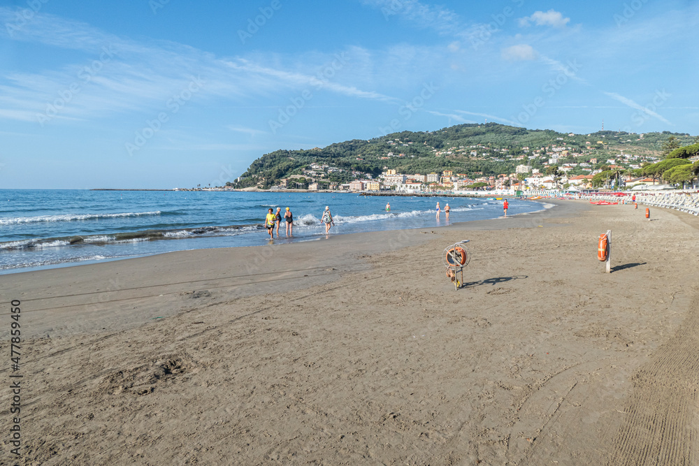 The beach of Diano Marina