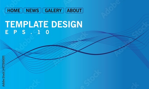 abstrack background with blue for template web design and more