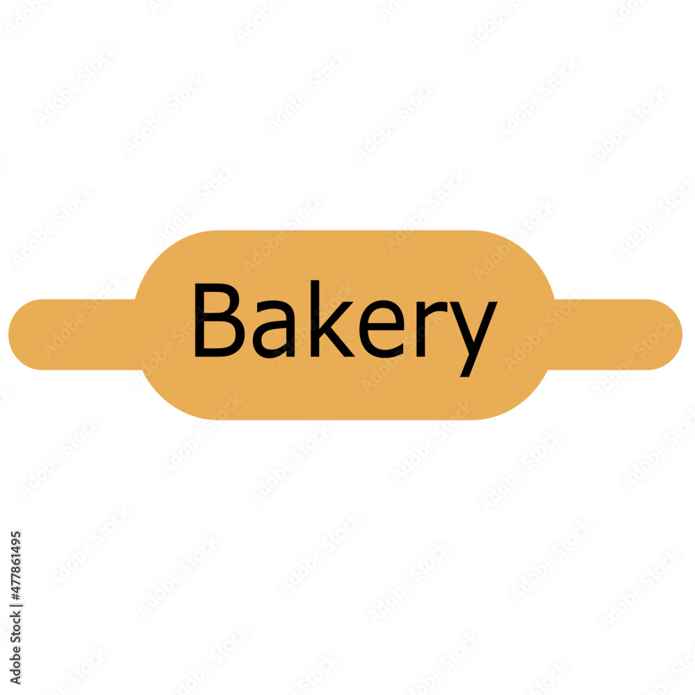 Bakery logo template with text. Bakery logo template with text.