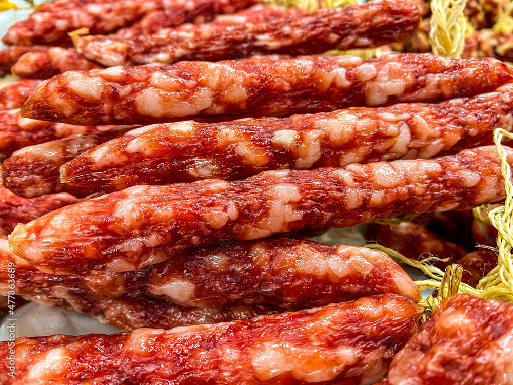 Cantonese Sausage, Delicious cantonese food Chinese sausage Cantonese Sausage, Delicious cantonese food Chinese sausage
