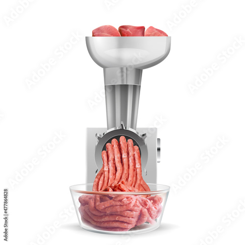 Cooking Forcemeat Realistic Design Concept