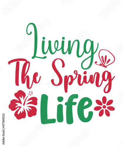 Spring Bundle Svg,Spring is Here Svg,Welcome Spring Svg,Living The Spring Life,Spring Svg,Hello Spring Svg,Cricut,Silhouette,Instant Downlo