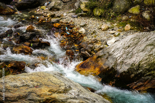 waterfall view of himachal pradesh image