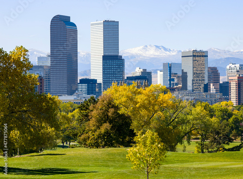 Denver Colorado. Mile High City. Rocky Mountains. © SUDIO 1ONE