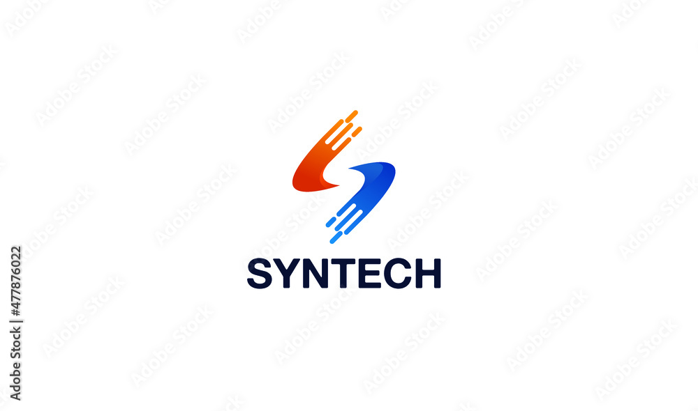 Tech Letter S Logo design Tech Letter S Logo design