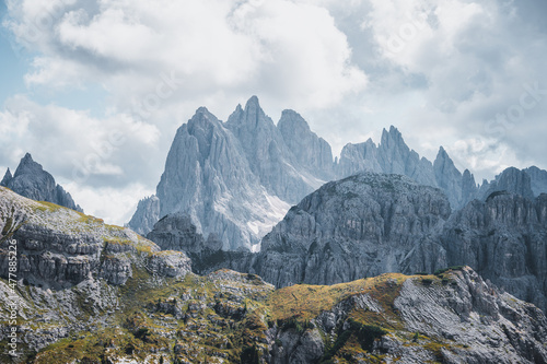 A view of Towers of Mordor, Dolomites
