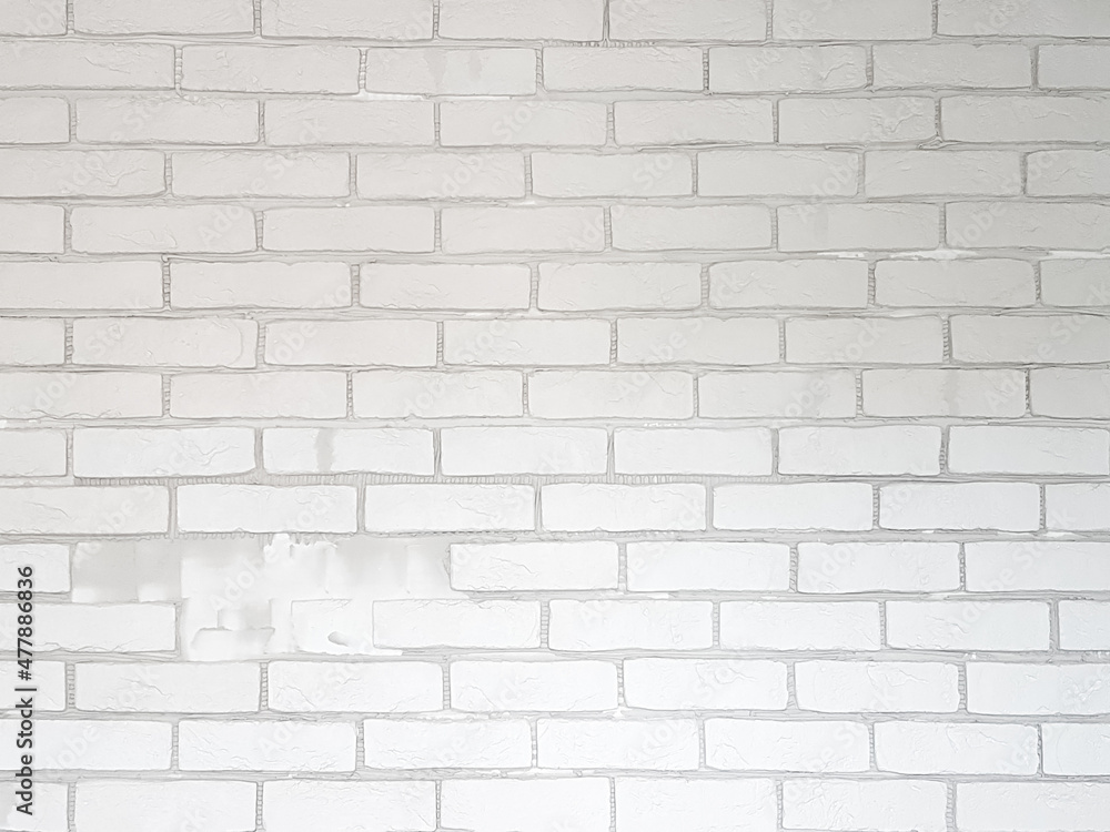 White brick wall background for design White brick wall background for design