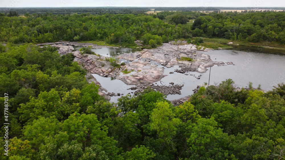 Fototapeta premium landscape with river