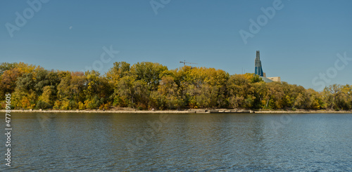 Downtown Winnipeg, Manitoba, Canada in summer