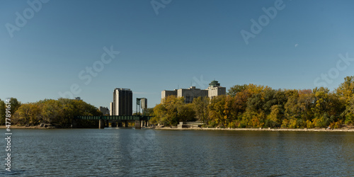 Downtown Winnipeg, Manitoba, Canada in summer