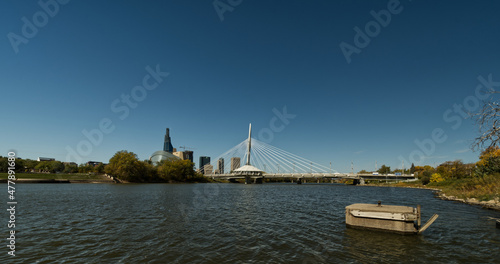Downtown Winnipeg, Manitoba, Canada in summer