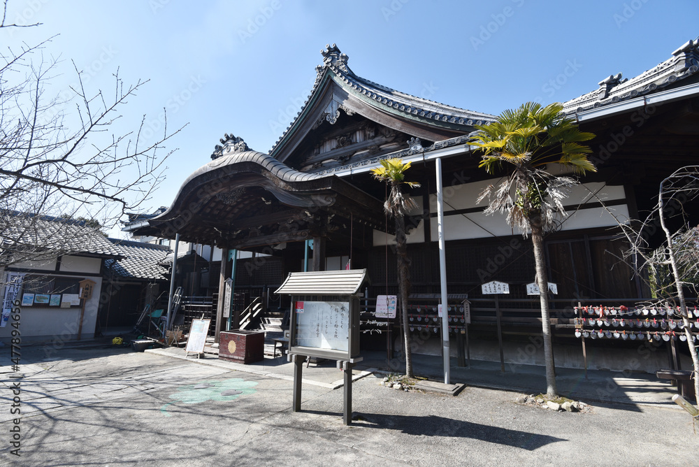 八幡山城跡　瑞龍寺本堂　滋賀県近江八幡市