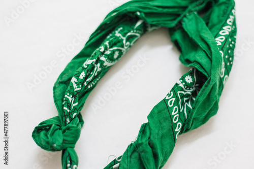 green bandana