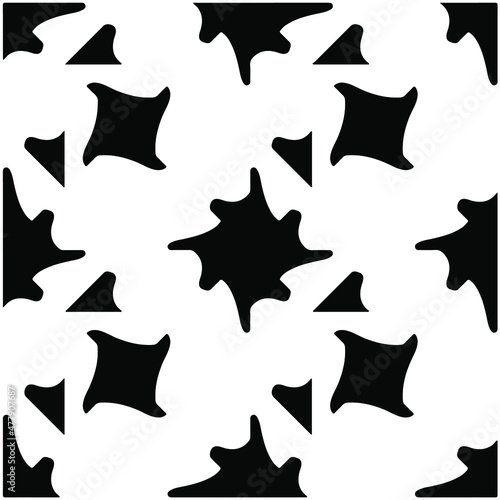 Seamless ethnic pattern color black and white.Can be used in fabric design for clothes, accessories; decorative paper, wrapping, background, wallpaper, Vector illustration.