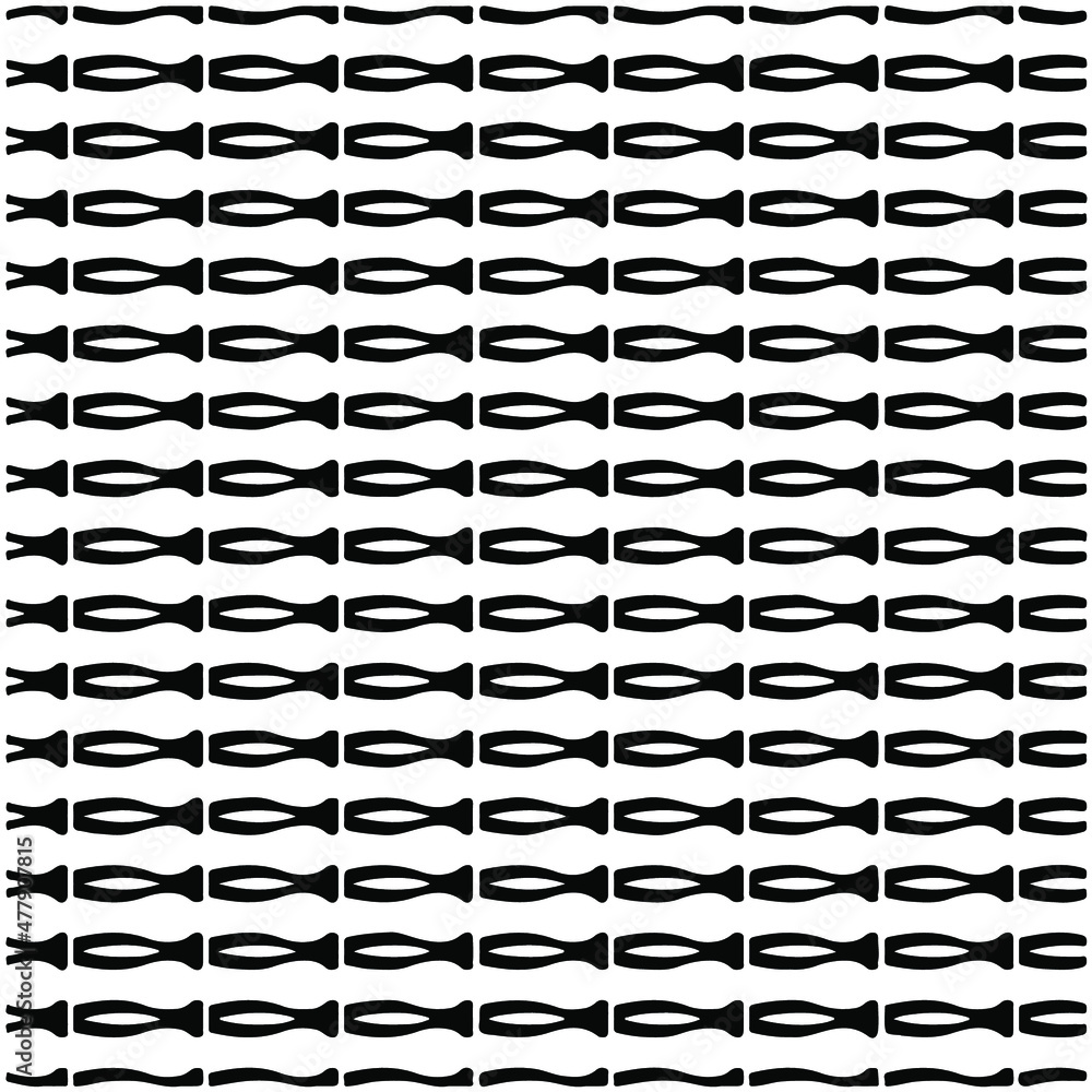 Seamless ethnic pattern color black and white.Can be used in fabric design for clothes, accessories; decorative paper, wrapping, background, wallpaper, Vector illustration. Seamless ethnic pattern color black and white.Can be used in fabric design for clothes, accessories; decorative paper, wrapping, background, wallpaper, Vector illustration.