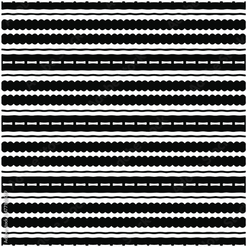 Seamless ethnic pattern color black and white.Can be used in fabric design for clothes, accessories; decorative paper, wrapping, background, wallpaper, Vector illustration.