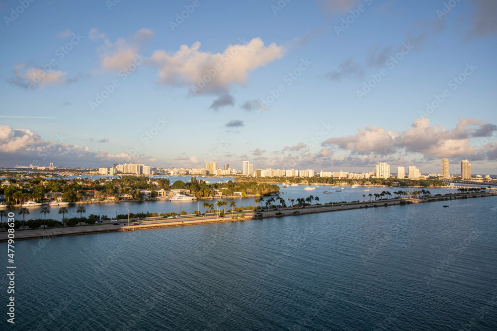 Obraz premium View of south beach Miami, FL