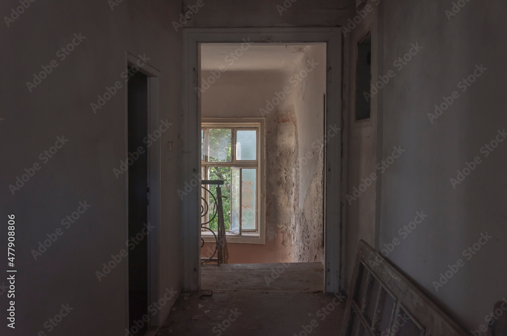 Old abandoned villa in Bratislava; Slovakia