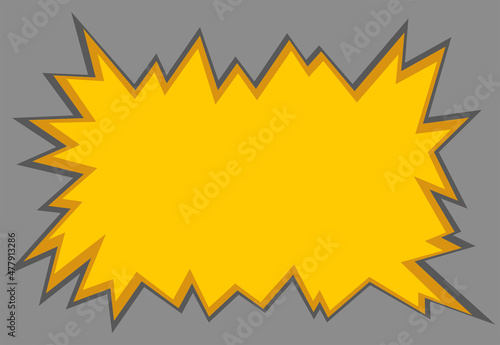 Abstract background with gradient explosion pattern and some copy space area