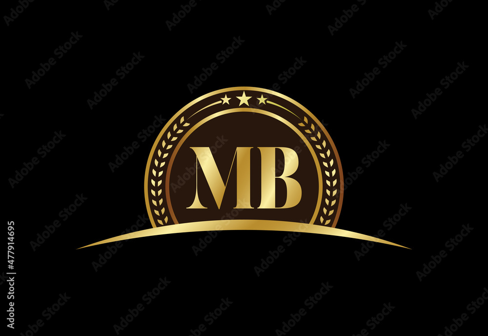 Initial Letter M B Logo Design Vector. Graphic Alphabet Symbol For Corporate Business Identity Initial Letter M B Logo Design Vector. Graphic Alphabet Symbol For Corporate Business Identity